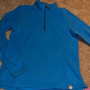 Blue Quarter-Zip Pullover Preloved flaws